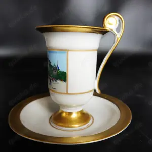 Ziertasse goldrandbeschichtet, zertifiziert, Prinzregententheater München Bild 5