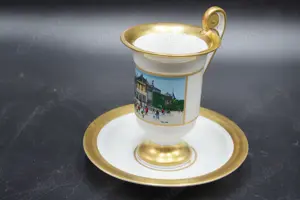 Ziertasse goldrandbeschichtet, zertifiziert, Prinzregententheater München Bild 9