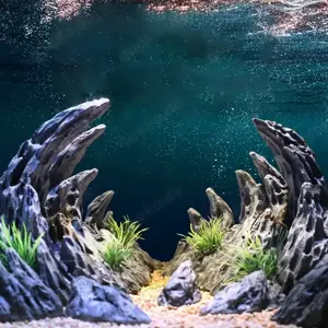 Harz Felsenbrunnen Aquarium Dekoration   Realistische Aquascaping-Elemente für vielfältige Szenarien