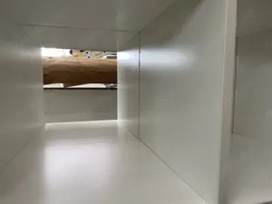 2 Regale - Raumteiler weiß , je 70  beide 120   Bild 6
