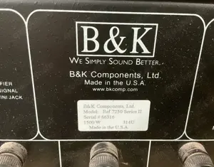 B&K Reference 7250 5-Kanal Verstärker Bild 6