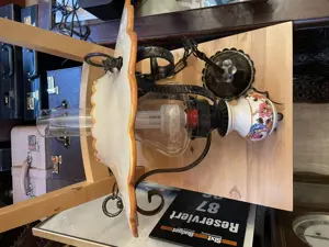 Küchenlampe Schmiedeeisen Keramik Landhaus Stil 