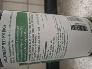 Futteröl Aniforte 1L bereits geöffnet 