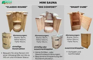 Indoor Sauna, mini saunen, mini sauna zu hause garten,  für badezimmer Bild 9
