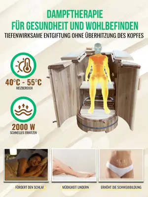 Indoor Sauna, mini saunen, mini sauna zu hause garten,  für badezimmer Bild 3