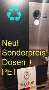 Trautwein Leergutautomat. Rücknahmeautomat für Dosen PET