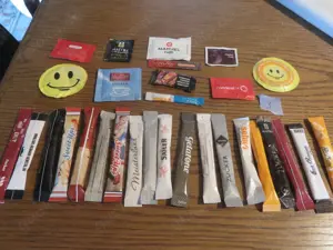 zuckerpäckhen für Sammler zu verschenken