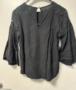 VILA Sommer Bluse schwarz Größe XS Bild 2
