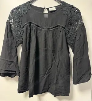 VILA Sommer Bluse schwarz Größe XS