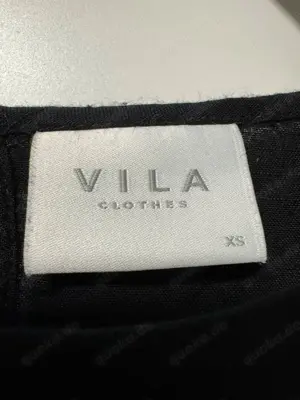 VILA Sommer Bluse schwarz Größe XS Bild 3