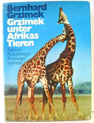 Buch - Bernhard Grzimek - Grzimek unter Afrikas Tieren - 1969 - handsigniert