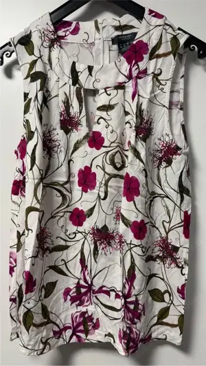manguun Sommer Top Damen Blumenprint Größe 36