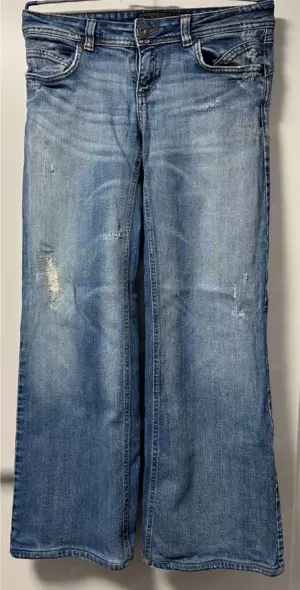 Only Jeans Bootcut - used look - Größe ca. 28 30
