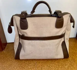 Reisetasche Sporttasche Weekender Gepäck Canvas Leder Damen Herren Vintage