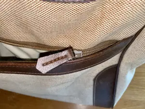 Reisetasche Sporttasche Weekender Gepäck Canvas Leder Damen Herren Vintage Bild 9