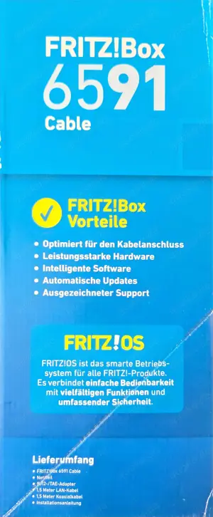 AVM FritzBox 6591 Cable für Kabelanschluss Originalverpackt ungenutzt Bild 2