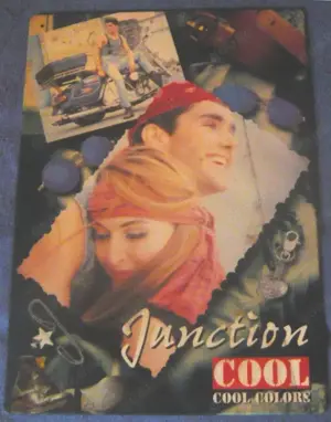 Junction cool colors Blech Werbeschild nicht gebraucht