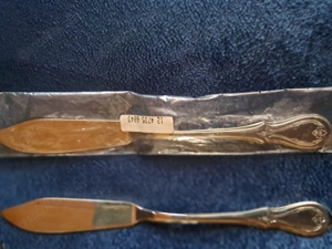 6 Fischmesser Würzburger Gravur von WMF Chromagan je 8