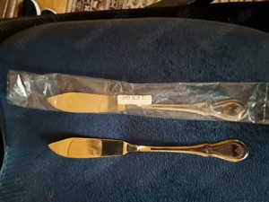 6 Fischmesser Würzburger Gravur von WMF Chromagan je 8 Bild 2