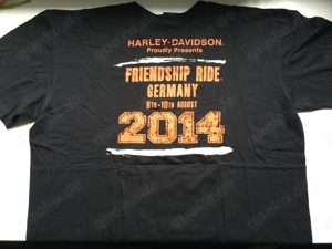 Harley Davidson Friedship Ride 2014 Shirt Gr.XL