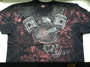 Harley Davidson Engine Emblem Eagle Herren Shirt Gr.XL