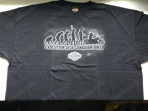 Harley Davidson Evolution of a Canadian Biker Herren Shirt Gr.XL