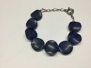 Damen Schmuck Armband Lapislazuli Stein  Bild 3