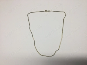 Damen Schmuck Vintage Americ. Double Halskette vergoldet 