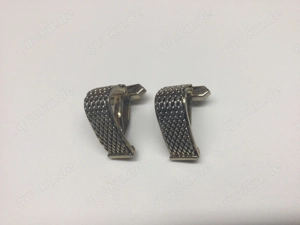 Herren Vintage Schmuck Manschettenknöpfe Bogenform 