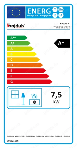 Kamineinsatz  SMART 3PLTh-S B 7,5KW Panorama U Kamin U-Form Ofen Heizeinsatz Neu Hajduk LDF-Kamine Bild 3
