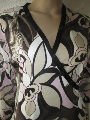 NEU mit Etikett Edel Blumen Blüten Flower Wickel Strech Koffer Midi Kleid Fürstenberg Gr. 36- 38  S