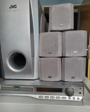 JVC, DVD, Soundround  5.1 System mit integriertem Radio Tuner  komplett. Bild 10
