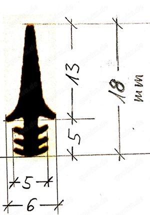 Fensterdichtungen für Holz- oder Kunststoffenster und Balkontüren mit Nutbreite 4 mm