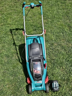 Rasenmäher Akku Bosch Rotak 34 LI