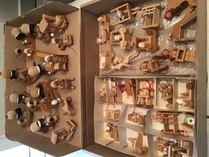 Erzgebirge alter kinder christbaumschmuck 40 teile baumschmuck