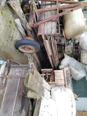 Oldtimer Anhänger als Eisen-Schrott an Selbstabholer abzugeben 