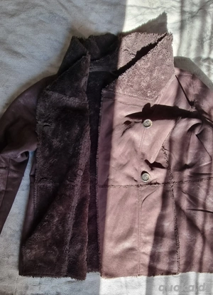 Wildleder-Fellimitat Jacke BONITA Größe 48 Bild 8
