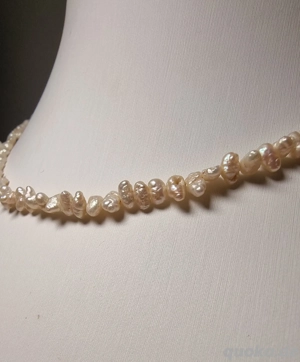 Bezauberndes altes Collier | Süßwasserperlen | Perlen  Bild 4