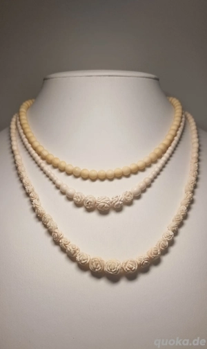 3 Antike Halsketten | Nachlass | Schmuck | Vintage | Sammlerstück Bild 2