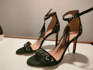 NEU mit Etikett Swarovski Strass  Kristalle High Heels Stilettos Sandaletten Guido Maria Kretschmer