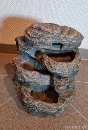 Kaskadenbrunnen | Terrarienbrunnen | Brunnen inkl. LED & Pumpe Bild 6