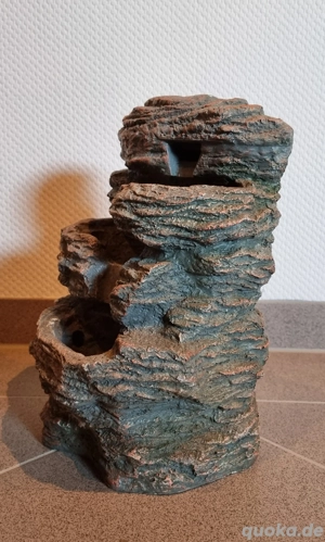 Kaskadenbrunnen | Terrarienbrunnen | Brunnen inkl. LED & Pumpe Bild 9