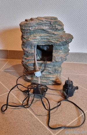 Kaskadenbrunnen | Terrarienbrunnen | Brunnen inkl. LED & Pumpe Bild 4