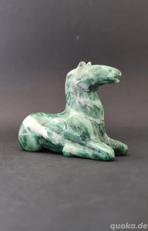 Edelstein Pferd|Pferdestatue|Dekoration|Steintier|Steinpferd