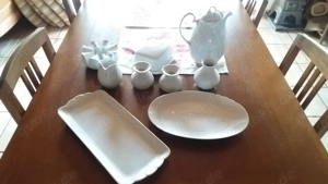 Kaffeeservice Seltmann Weiden HELENA 9Teile Kanne Kuchenplatten Kerzenständer u.a. neuwertig