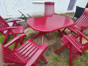 Gartentisch mit 5 Stühlen