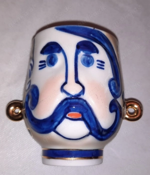 Karas Vintage Becher Vase Tasse Porzellan Ukraine USSR