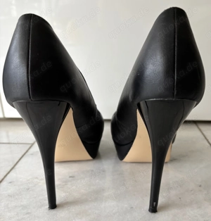 Plateaupumps Schwarz Gr 41 Bild 4