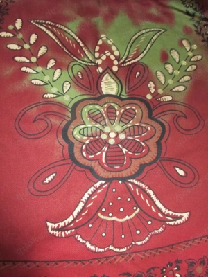  NEU Glitzer Blumen Blüten Folklore Gipsy Goa Trachten A-Linie Teller Rock outfit  terra Erd gold