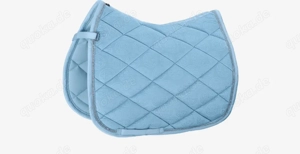 Schabracke Eskadron Reflexx velvet crystal hellblau Dressur